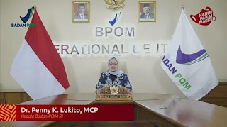 kepala badan pengawas obat dan makanan bpom penny k lukitoaa