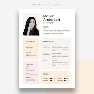 modern resume cv design template 237398 213