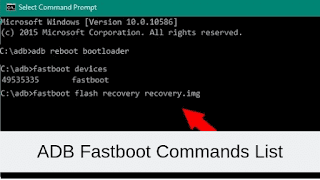 ADB Fastboot Commands List