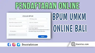 pendaftaran online bpum umkm di bali