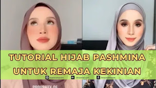 tutorial pashmina kekinian