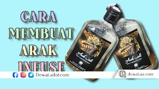 cara membuat arak infuse bali 1