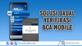 CARA MENGATASI VERIFIKASI BCA MOBILE GAGAL 1