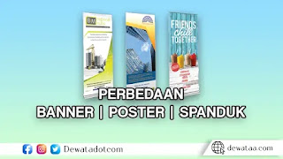 PERBEDAAN POSTER BANNER DAN SPANDUK 1