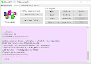 aktivasi microsoft word gratis permanen KMS2019