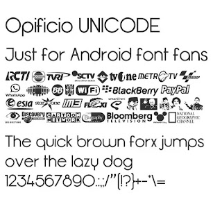 Kumpulan Font MIUI Xiaomi Support Unicode Mtz 1